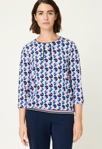 Geometric Print Top