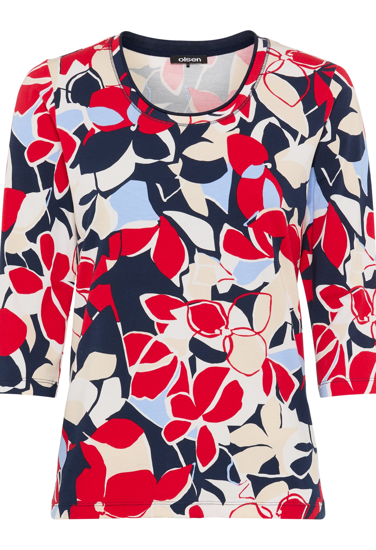 Floral 3/4 Sleeve Top