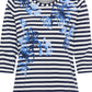 Striped Floral Top