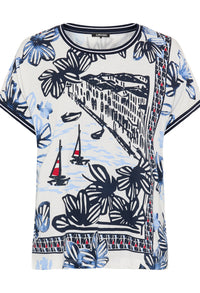 Printed Short Sleeve Top