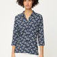 Geometric Print Blouse