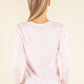 Long Sleeve V-Neck Top
