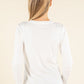 Long Sleeve V-Neck Top