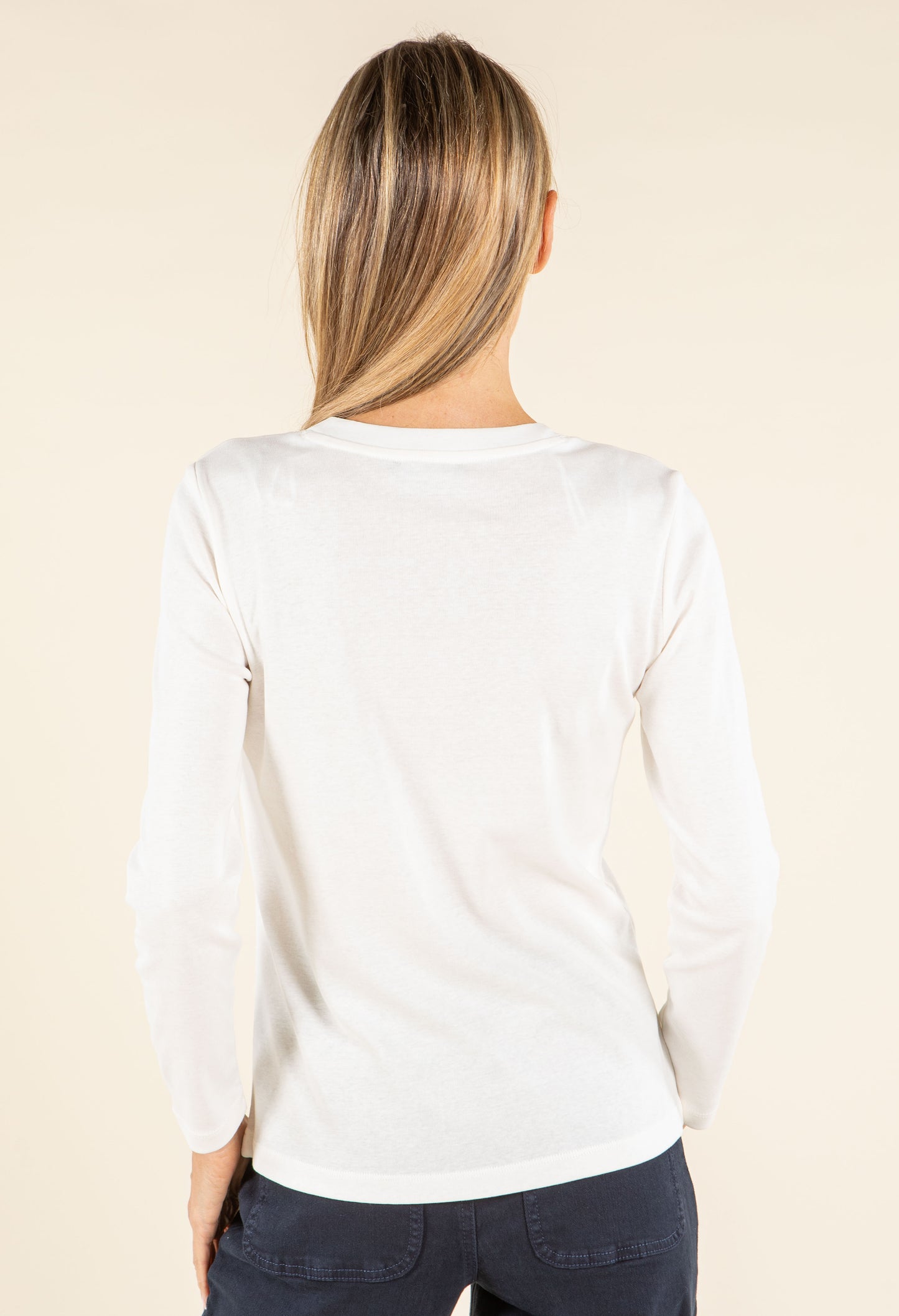 Long Sleeve V-Neck Top