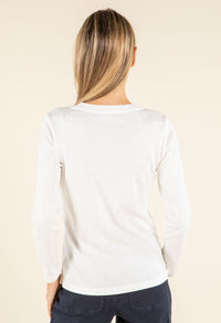 Long Sleeve V-Neck Top