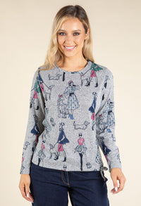 Paris Inspired Knit Top