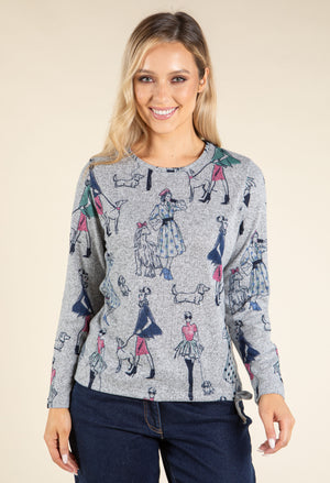 Paris Inspired Knit Top