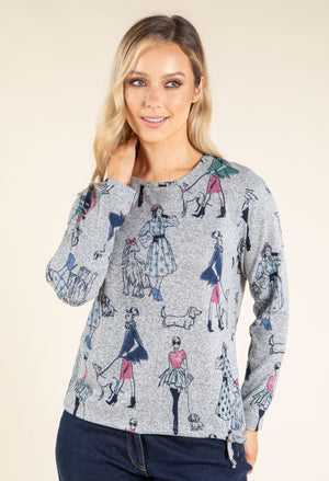 Paris Inspired Knit Top