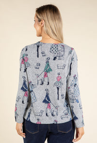 Paris Inspired Knit Top