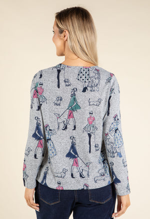 Paris Inspired Knit Top