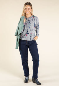 Paris Inspired Knit Top