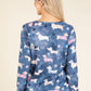 Dachshund Print Knit Top
