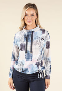 Lux Touch Graphic Knit Top