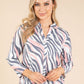 Zebra Print Blouse