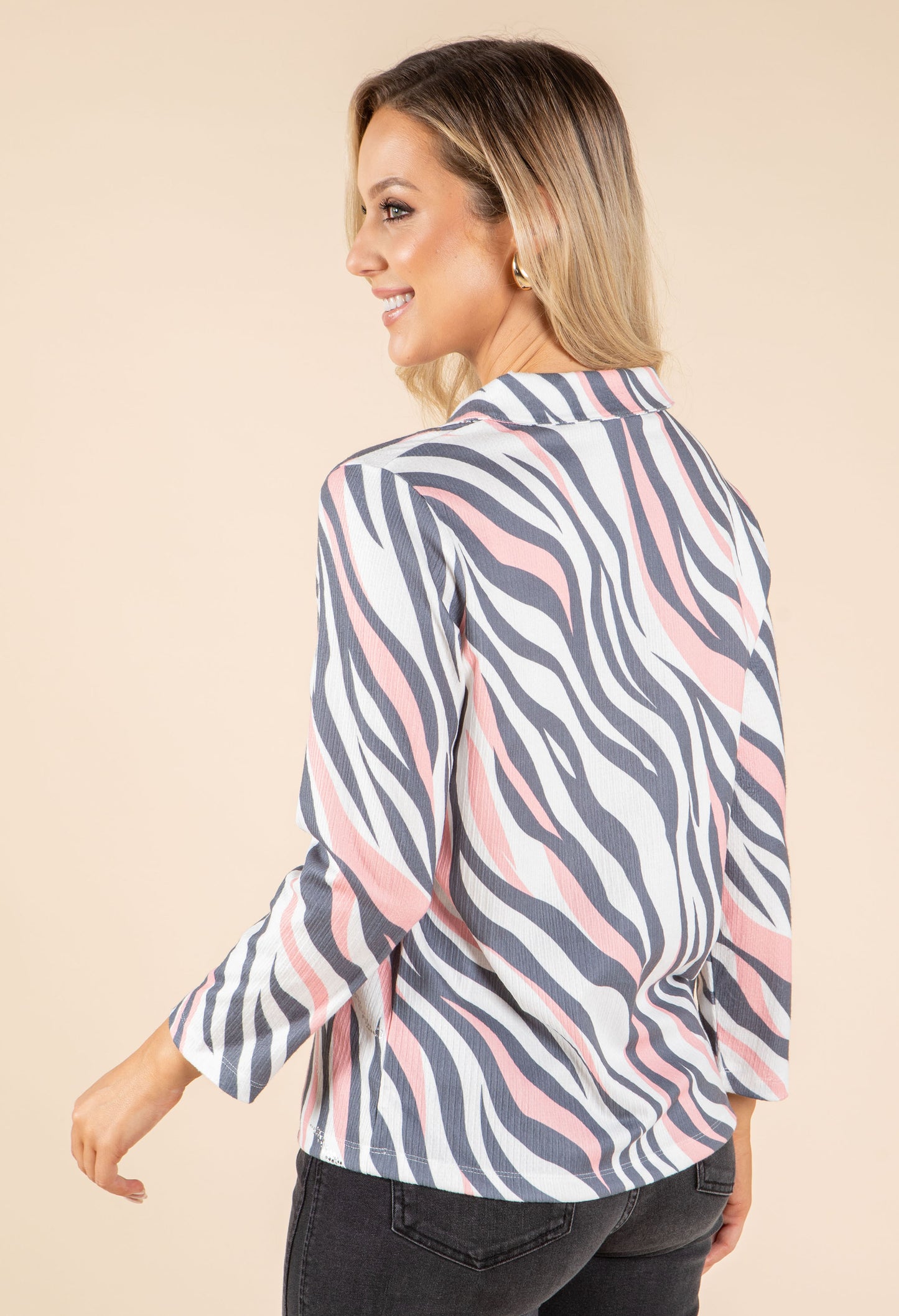 Zebra Print Blouse