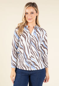 Zebra Print Blouse