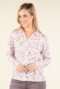 Leopard Print Knit Top