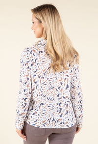 Leopard Print Knit Top