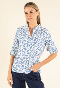 Leaf Print Blouse