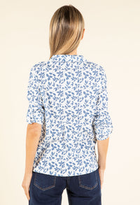 Leaf Print Blouse