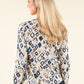 Diamond Print Knit Top