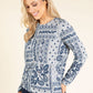 Diamante Paisley Knit Top