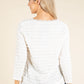 Waffle Textured V-Neck Top