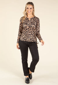 Super Soft Leopard Knit Top