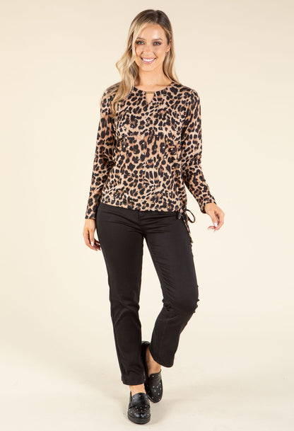 Super Soft Leopard Knit Top