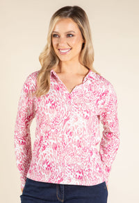 Animal Print Soft Touch Knit Top