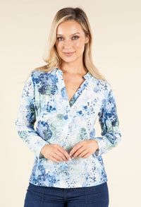 Diamante V-Neck Knit Top