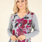 Floral Super Soft Knit Top