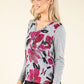 Floral Super Soft Knit Top
