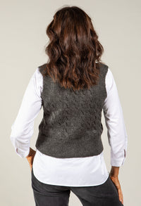 Adare Cable Knit Waistcoat