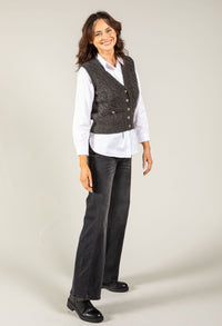 Adare Cable Knit Waistcoat