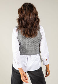 Adare Cable Knit Waistcoat