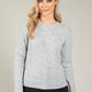 Scalloped Neck Bobble Knit Jumper