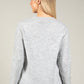 Scalloped Neck Bobble Knit Jumper