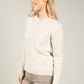 Scalloped Neck Bobble Knit Jumper