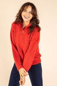 Willow Quarter Zip Knit Pullover