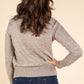 Bobble Detail Cable Knit Jumper