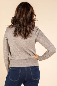 Bobble Detail Cable Knit Jumper