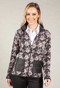 Modena Floral Zip-Up Jacket