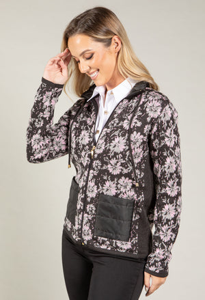 Modena Floral Zip-Up Jacket