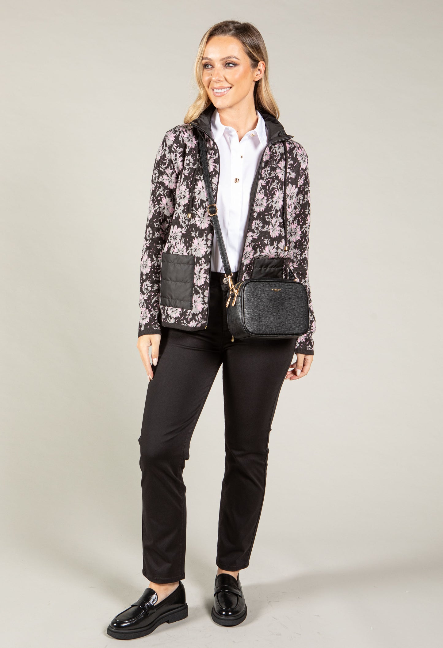 Modena Floral Zip-Up Jacket