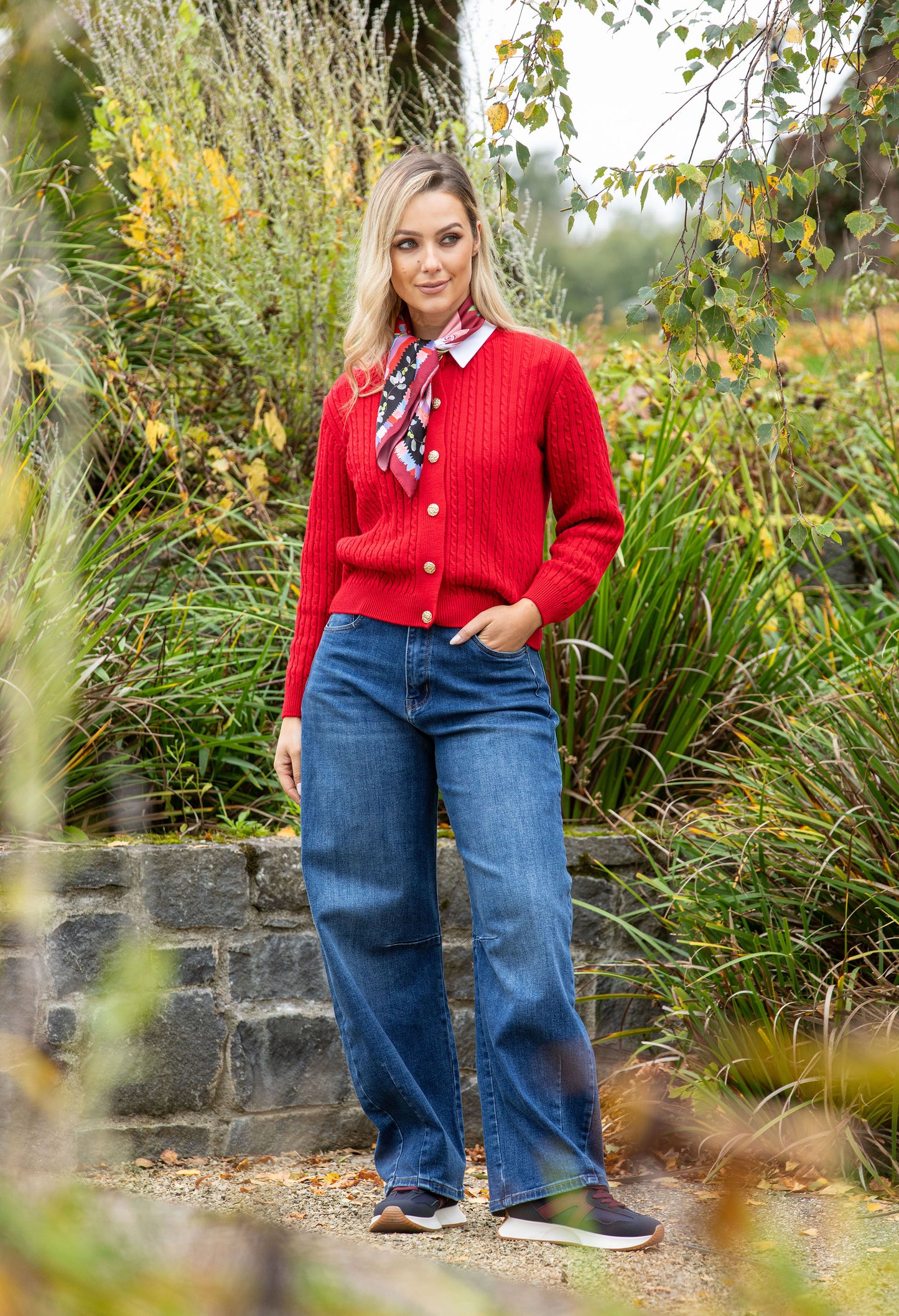 Goldy Cable Knit Cardigan