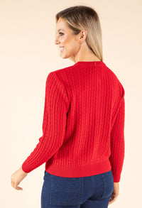 Goldy Cable Knit Cardigan