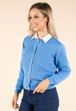 Goldy Cable Knit Cardigan