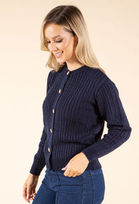 Goldy Cable Knit Cardigan