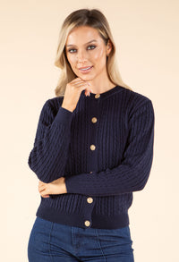 Goldy Cable Knit Cardigan